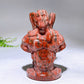 4.0" Natural Sesame Stone Spiderman Crystal Healing Carving Bulk Wholesale