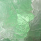 Unique Large Green Fluorite Specimen Strong Light