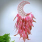 60cm Mixed Crystal Chips Moon Shape Dreamcatcher Bulk Wholesale