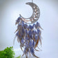 60cm Mixed Crystal Chips Moon Shape Dreamcatcher Bulk Wholesale