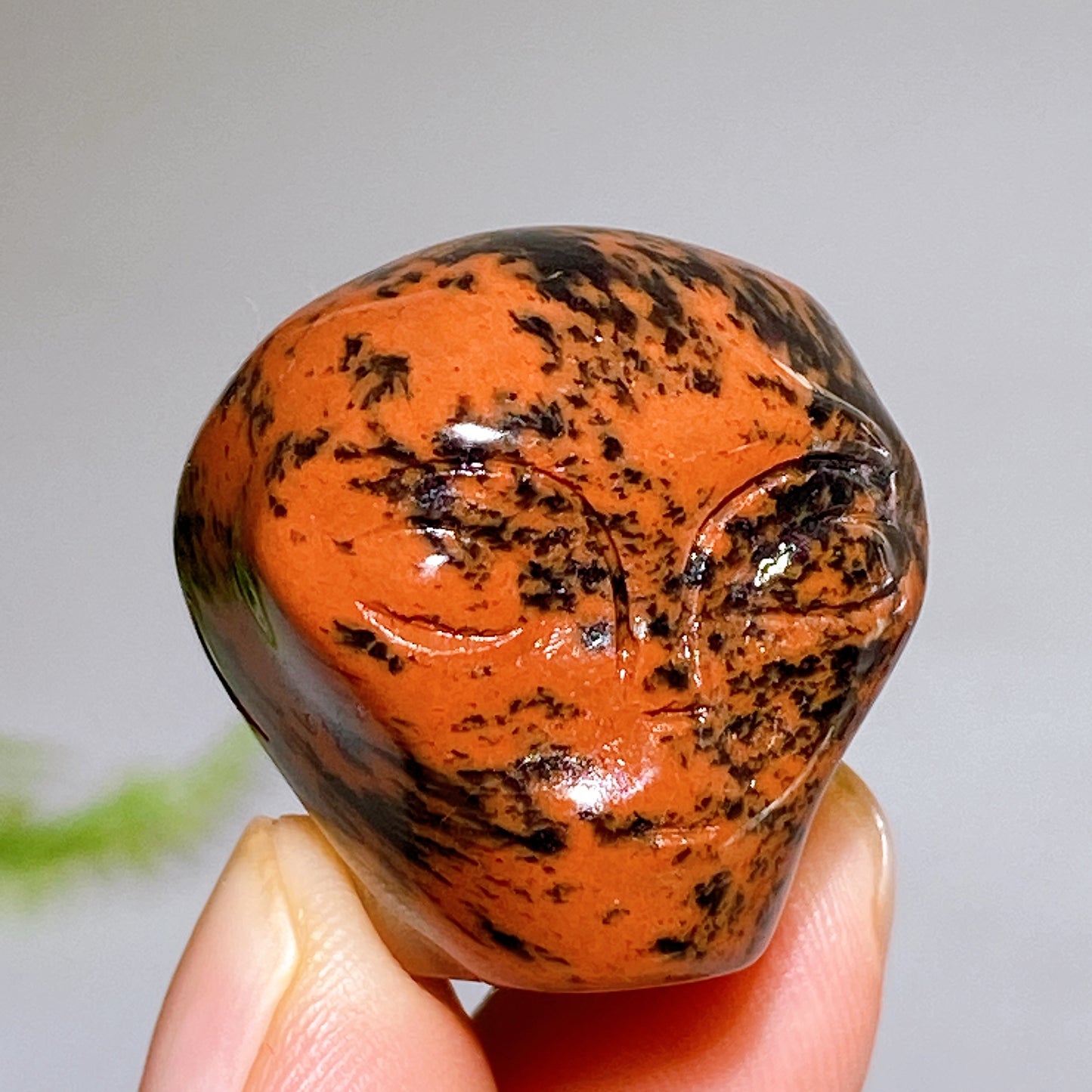 1.0" Crystal Alien Skulll Carving Crystal Healing Bulk Wholesale