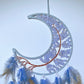 60cm Mixed Crystal Chips Moon Shape Dreamcatcher Bulk Wholesale