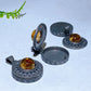 25mm Vintage Silver Metal Citrine Pendant Crystal Healing Bulk Wholesale