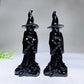 4.2" Black Obsidian Witch Carving Crystal Healiing Bulk Wholesale