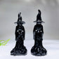 4.2" Black Obsidian Witch Carving Crystal Healiing Bulk Wholesale