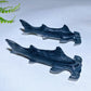 4.8" Taiji Stone Hammerhead Shark Carving Crystal Healing Bulk Wholesale