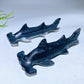 4.8" Taiji Stone Hammerhead Shark Carving Crystal Healing Bulk Wholesale