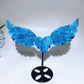 Crystal Heart Wings Carving with Stand Crystal Healing Bulk Wholesale