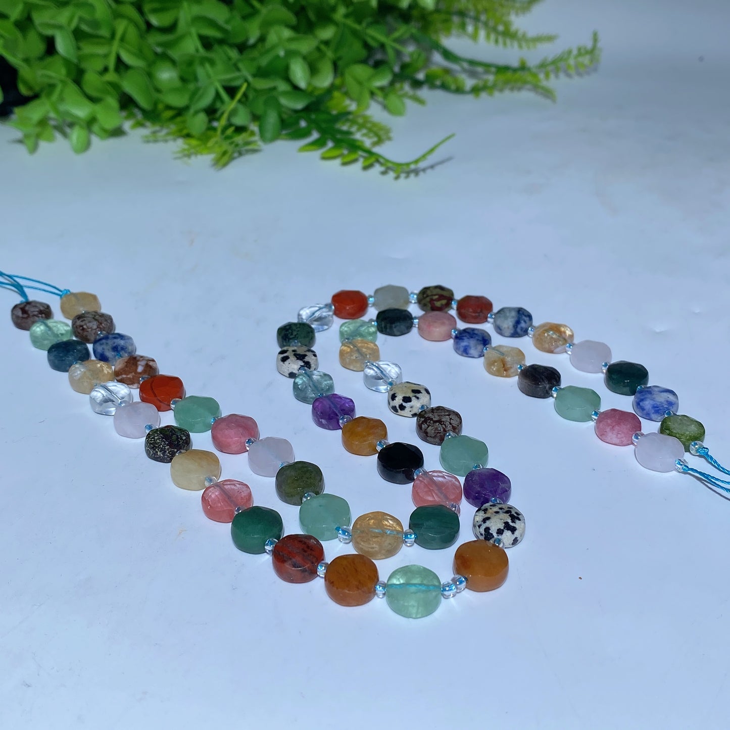 38cm Mixed Crystal Faceted Beads String For Jewelry DIY Bulk Wholesale