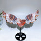 Crystal Heart Wings Carving with Stand Crystal Healing Bulk Wholesale