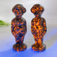 3.2" UV Reactive Yooperlite Alien Carving Crystal Healing Bulk Wholesale