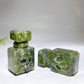 3.5" Natural Serpentine Poison Bottle Carving for Halloween Crystal Healing Bulk Wholesale