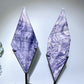 20cm Purple Turquoise Rhombus Polygon Slab with Stand Crystal Healing Bulk Wholesale