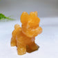 2.3" Natural Crystal Yorkshire Terrier Dog Carving Crystal Healing Bulk Wholesale