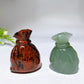 2.2" Mahogany Green Aventurine Money Bag Carving Crystal Healing Bulk Wholesale