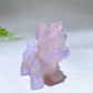 2.3" Natural Crystal Yorkshire Terrier Dog Carving Crystal Healing Bulk Wholesale