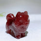 2.2" Naturla Crystal Pomeranian Dog Carving Crystal Healing Bulk Wholesale