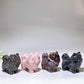 2.2" Naturla Crystal Pomeranian Dog Carving Crystal Healing Bulk Wholesale