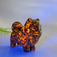 2.2" Naturla Crystal Pomeranian Dog Carving Crystal Healing Bulk Wholesale