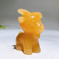 2.3" Natural Crystal Goat Carving Crystal Healing Bulk Wholesale