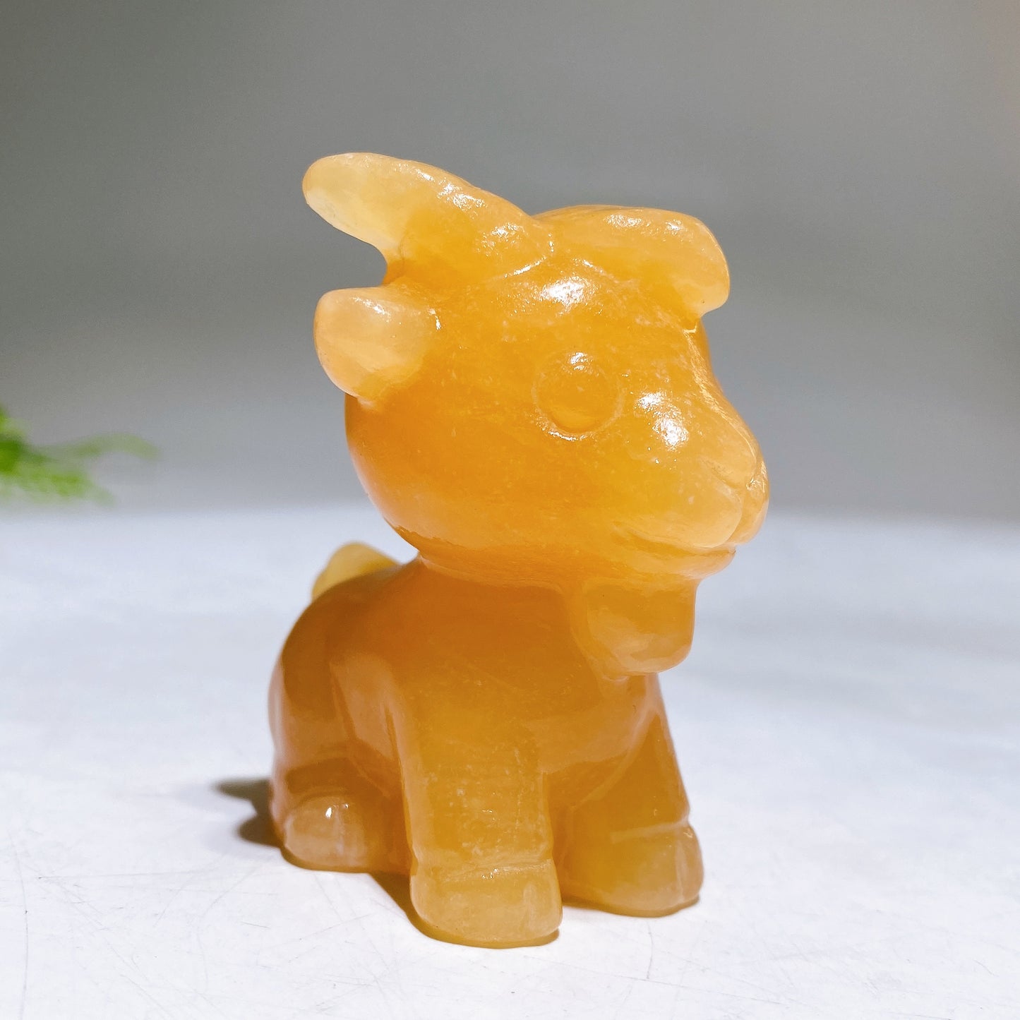 2.3" Natural Crystal Goat Carving Crystal Healing Bulk Wholesale