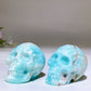 1.9" Hemimorphite Skull Carving Crystal Healing Bulk Wholesale