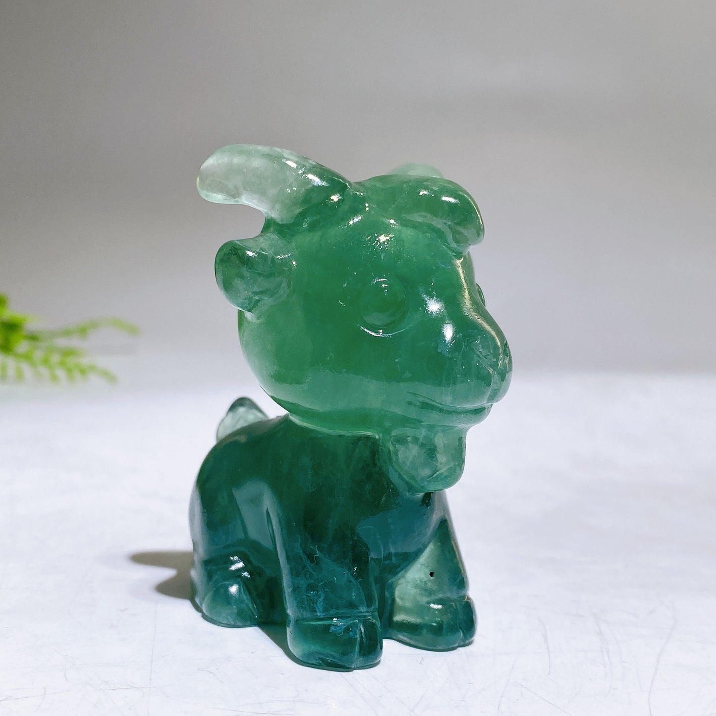 2.3" Natural Crystal Goat Carving Crystal Healing Bulk Wholesale
