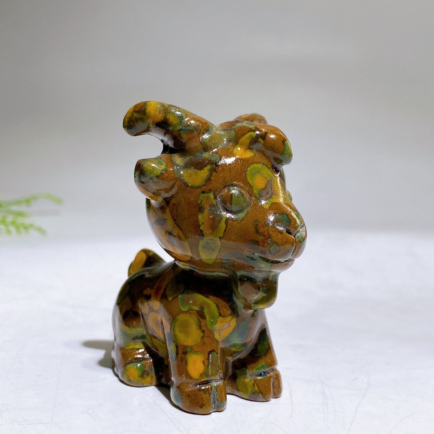 2.3" Natural Crystal Goat Carving Crystal Healing Bulk Wholesale