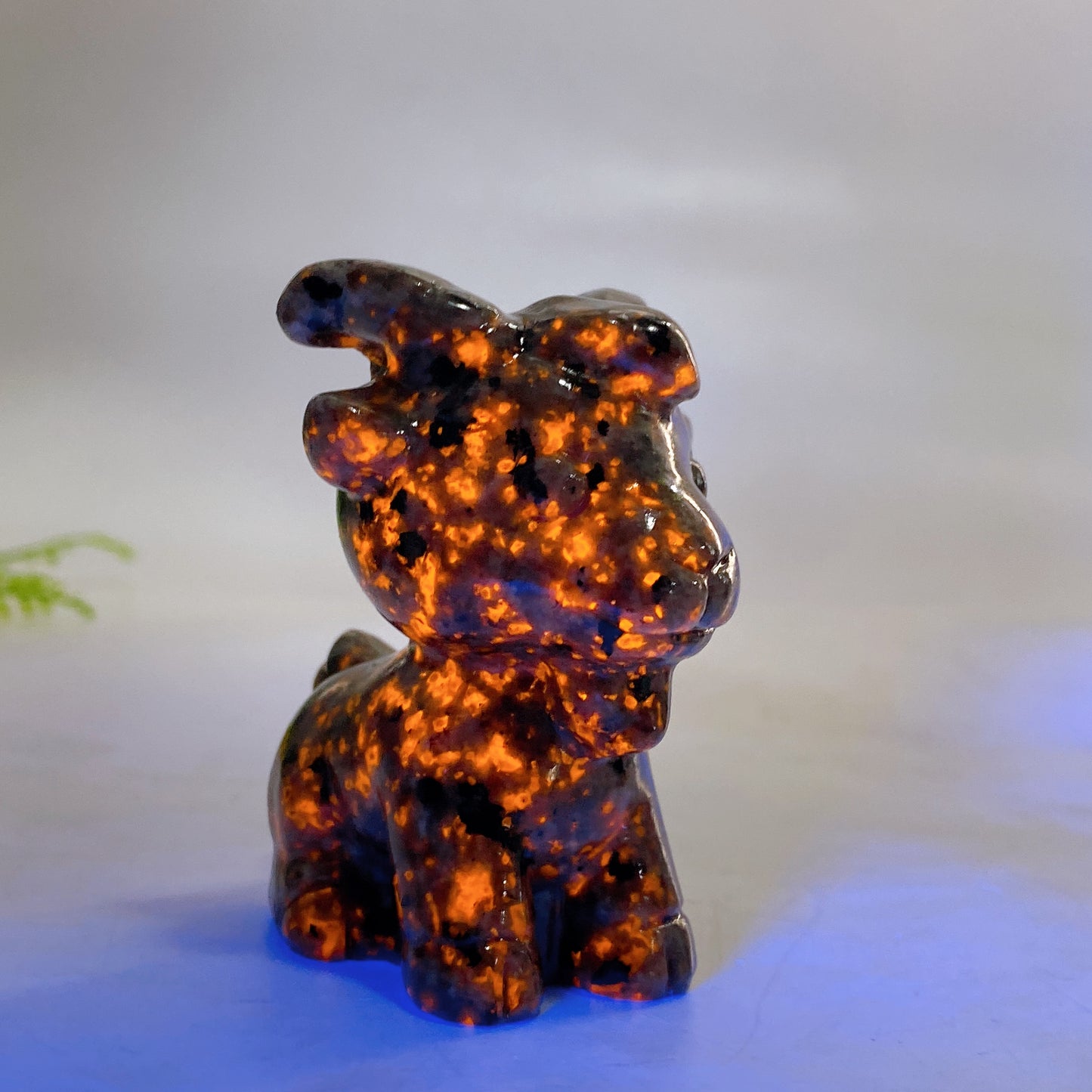 2.3" Natural Crystal Goat Carving Crystal Healing Bulk Wholesale