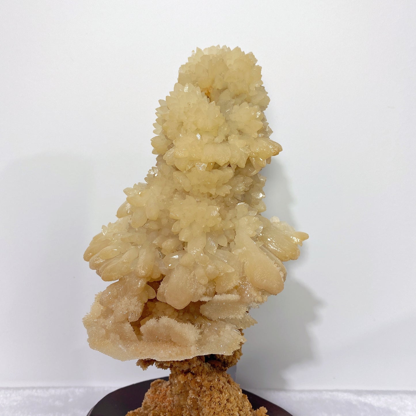 Unique Calcite Christmas Tree with Stand