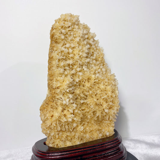 Unique Calcite Cluster Specimen with Stand