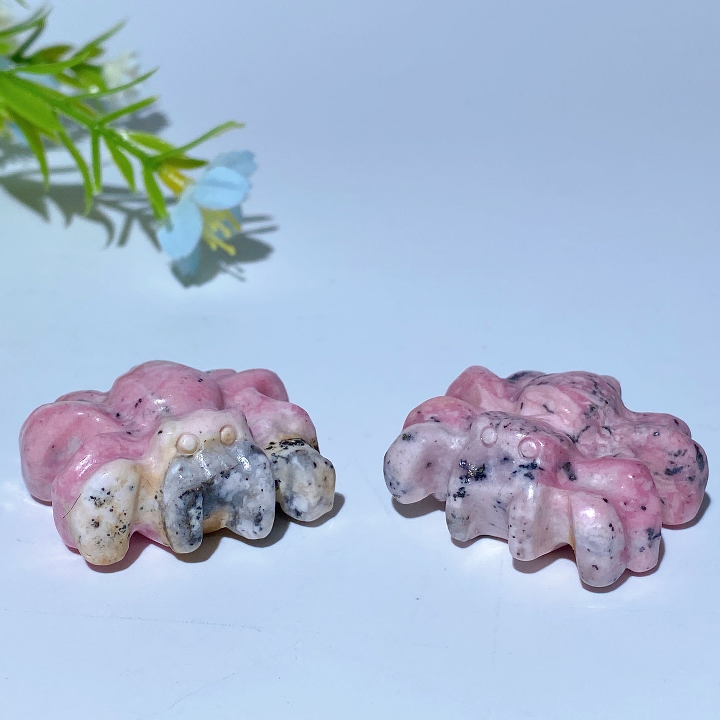 1.2"-1.5" Peru Rhodonite Mini Carvings Crystal Healing Bulk Wholesale