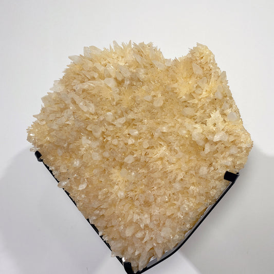 Large Unique Calcite Heart Specimen with Stand