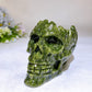 4.7" Serpentine Skull Bowl Carving Crystal Healing Bulk Wholesale