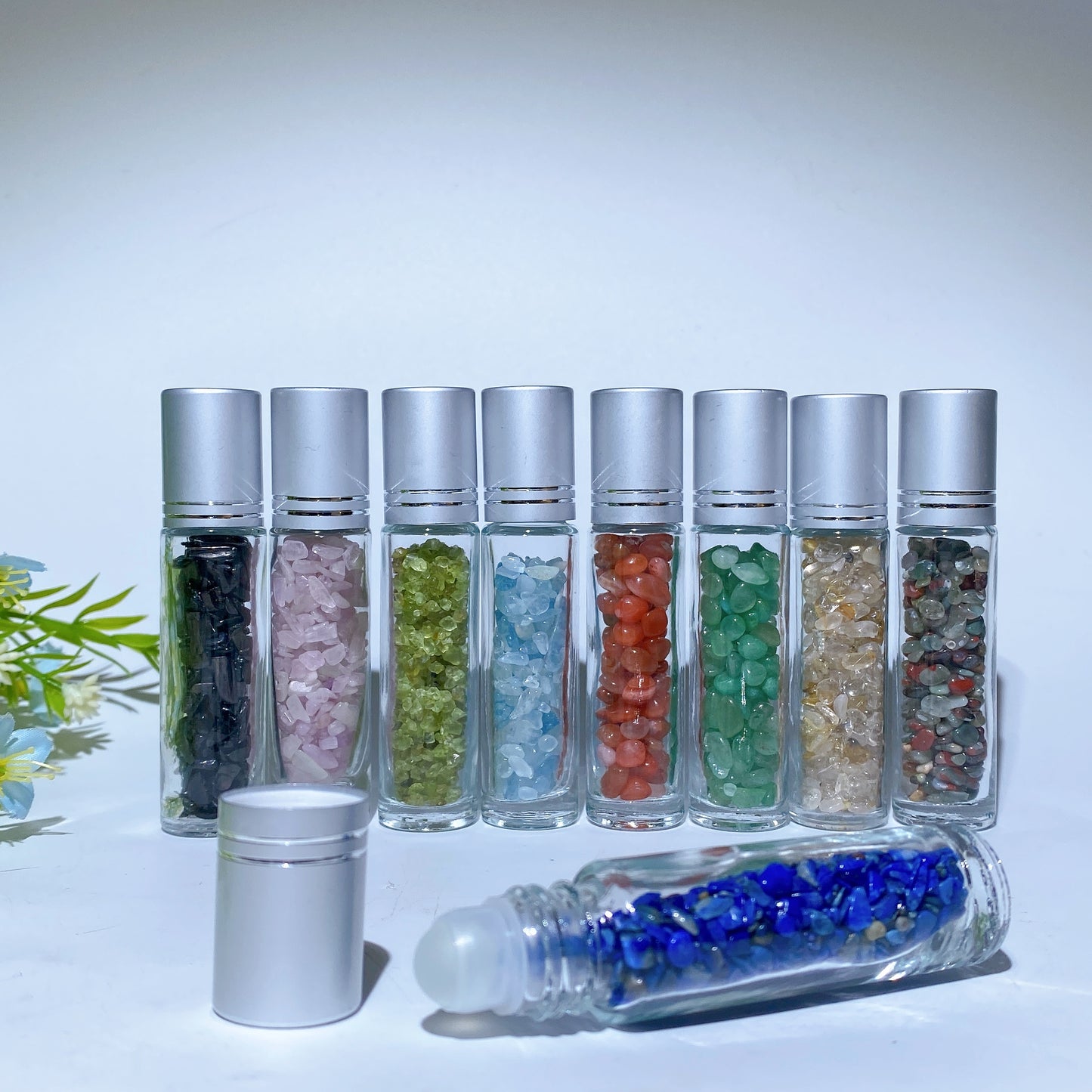 Mixed Crystal Oil Roller Crystal Healing Bulk Wholesale