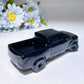 5.4" Black Obsidian Pickup Truck Carving Crystal Healing Bulk Wholesale