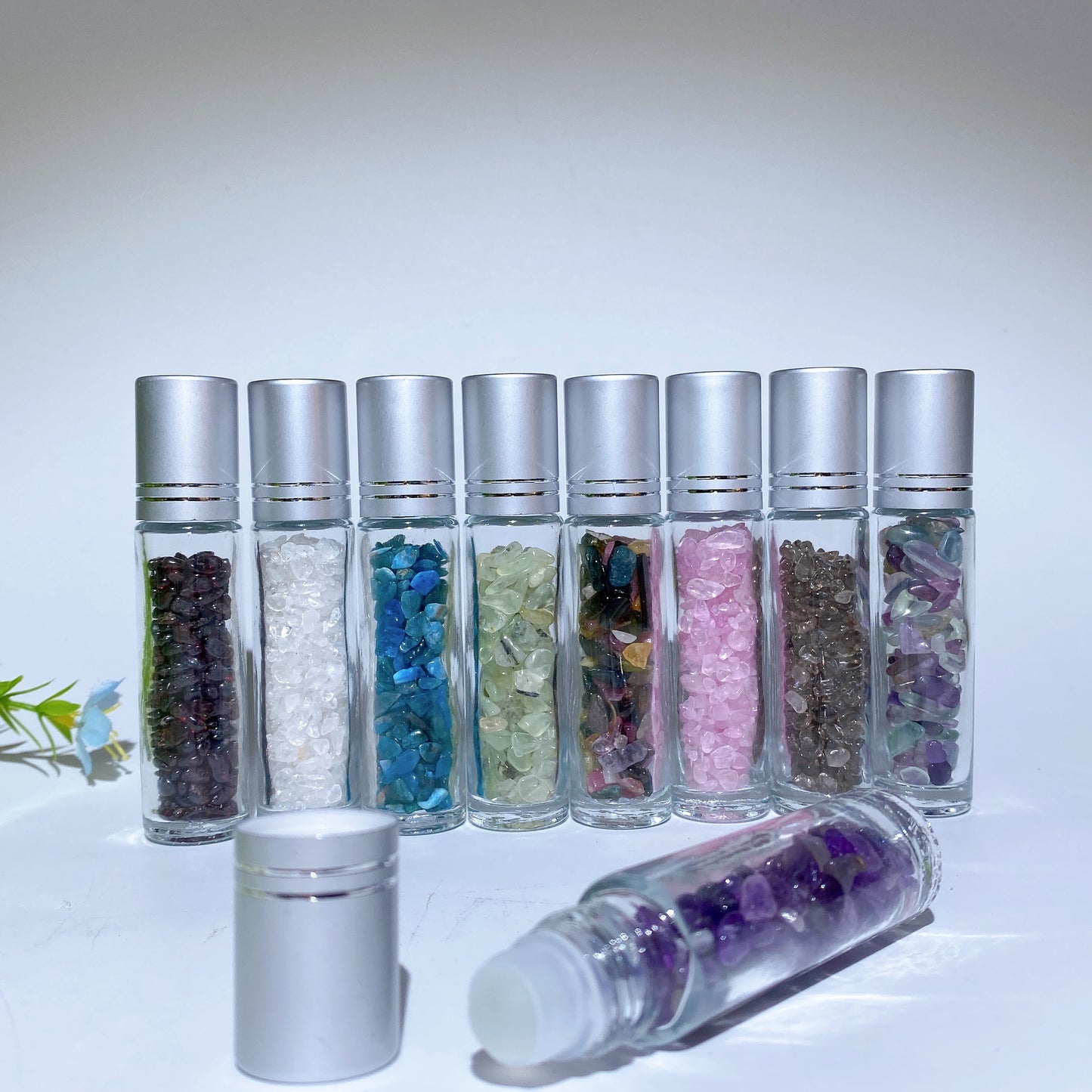 Mixed Crystal Oil Roller Crystal Healing Bulk Wholesale