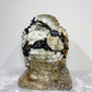 Large UV Reactive Volcanic Agate Buddha Head Carvings Crystal Healing Bulk Wholesale