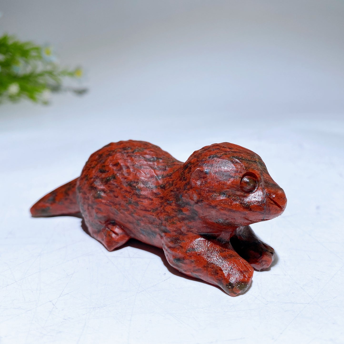 3.5" Natural Gemstone Crystal Beaver Carving Crystal Healing Bulk Wholesale