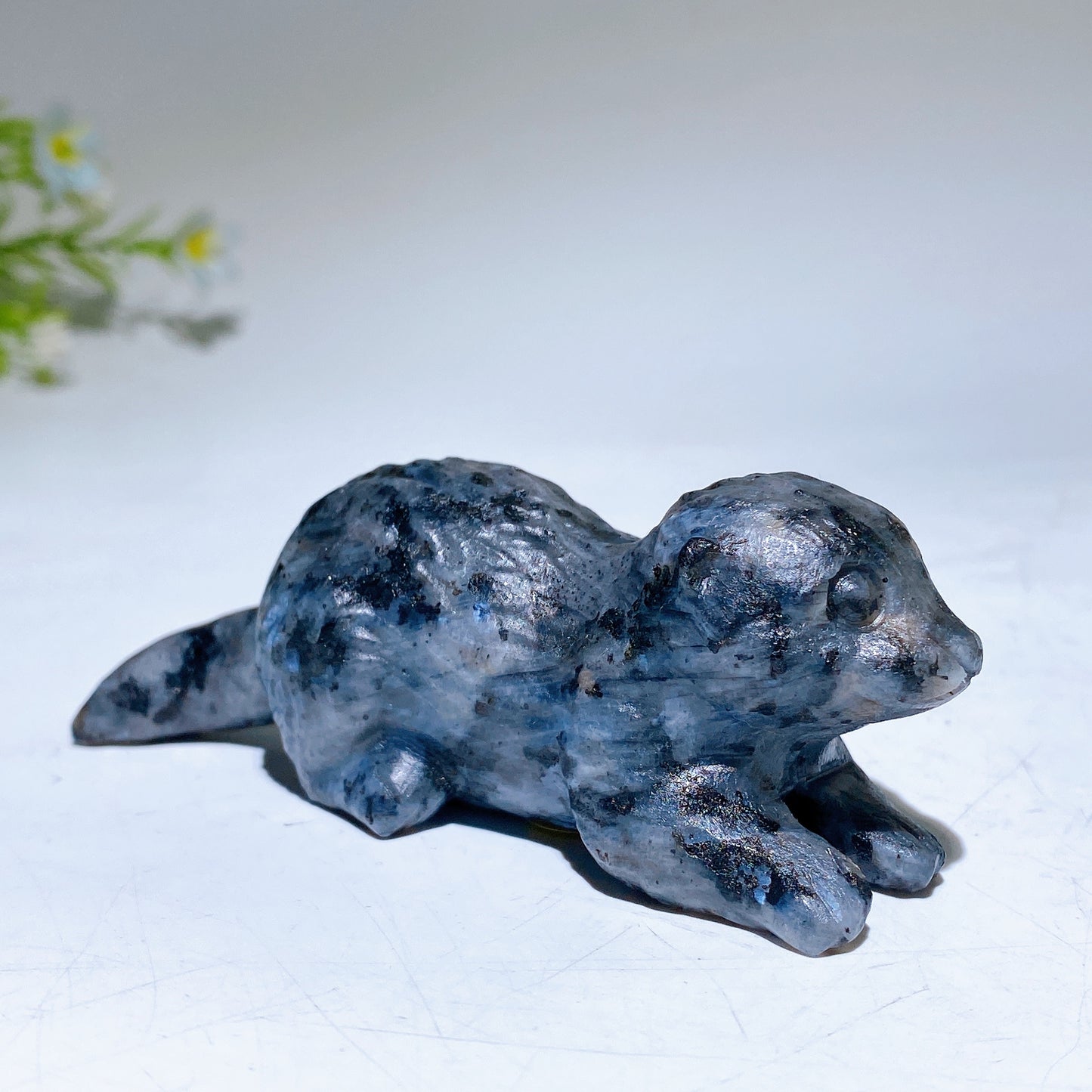 3.5" Natural Gemstone Crystal Beaver Carving Crystal Healing Bulk Wholesale