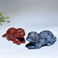 3.5" Natural Gemstone Crystal Beaver Carving Crystal Healing Bulk Wholesale