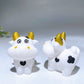 2.4" White Jade Cow Carving Crystal Healing Bulk Wholesale