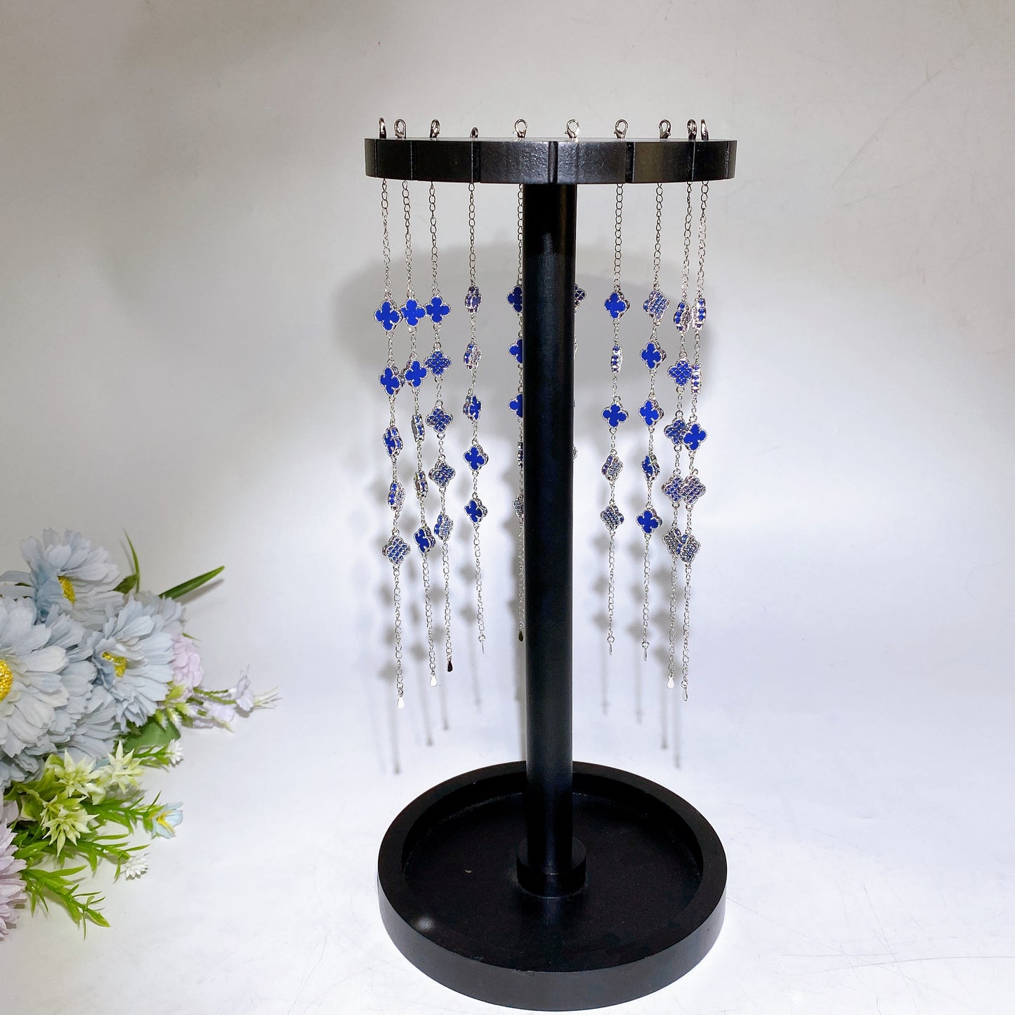 Black Wooden Pedulum Display Stand Crystal Healing Bulk Wholesale