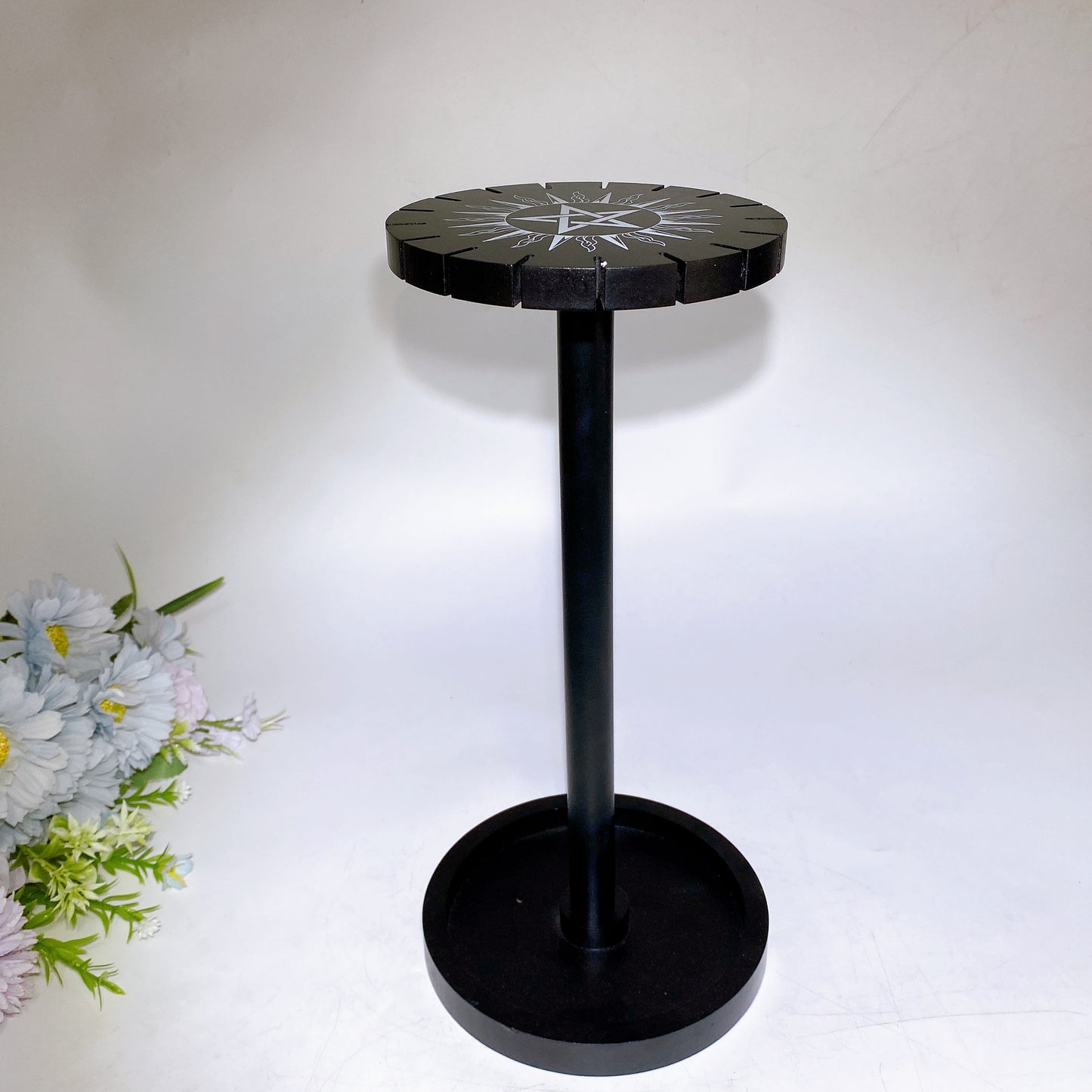 Black Wooden Pedulum Display Stand Crystal Healing Bulk Wholesale