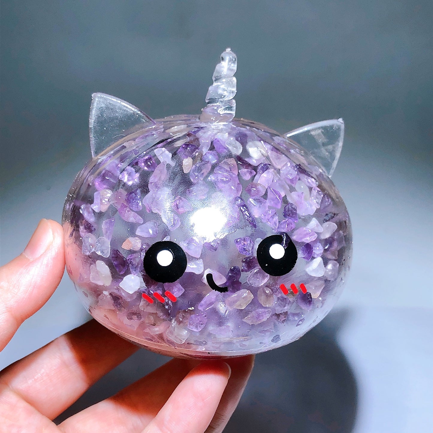 Crystal Chips Infused Squishy Toy Stress Relief Toy Wholesale