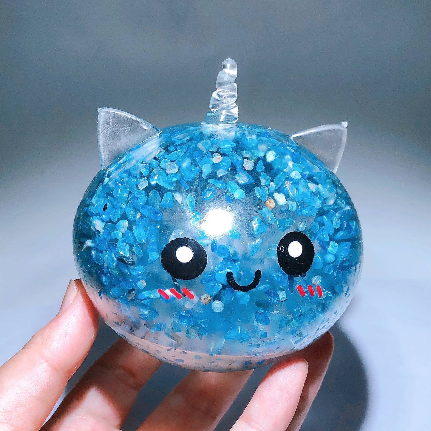 Crystal Chips Infused Squishy Toy Stress Relief Toy Wholesale