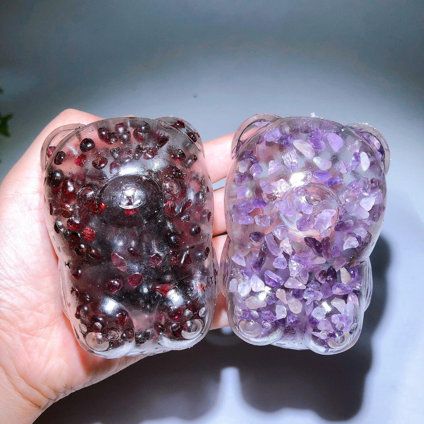 Crystal Chips Infused Squishy Toy Stress Relief Toy Wholesale
