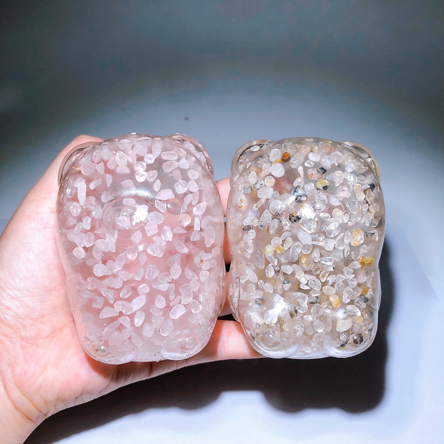 Crystal Chips Infused Squishy Toy Stress Relief Toy Wholesale
