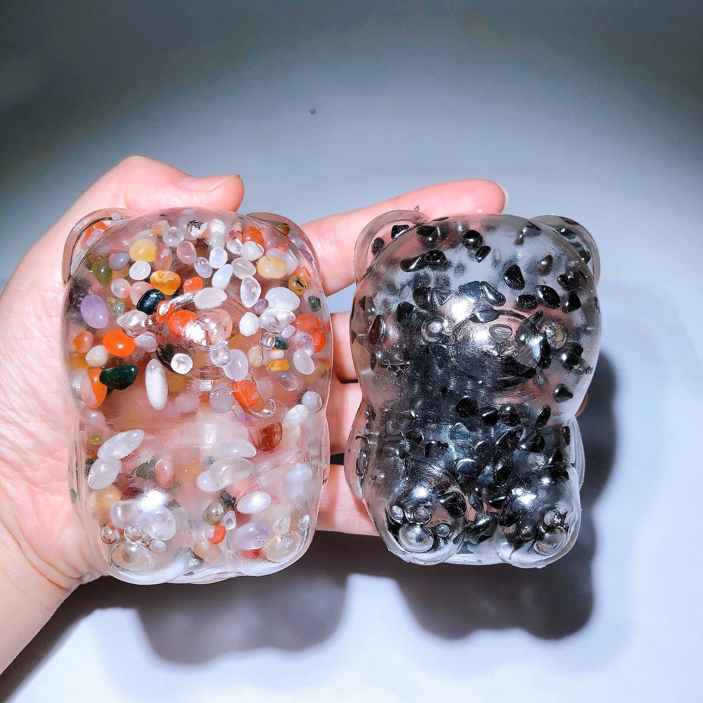 Crystal Chips Infused Squishy Toy Stress Relief Toy Wholesale