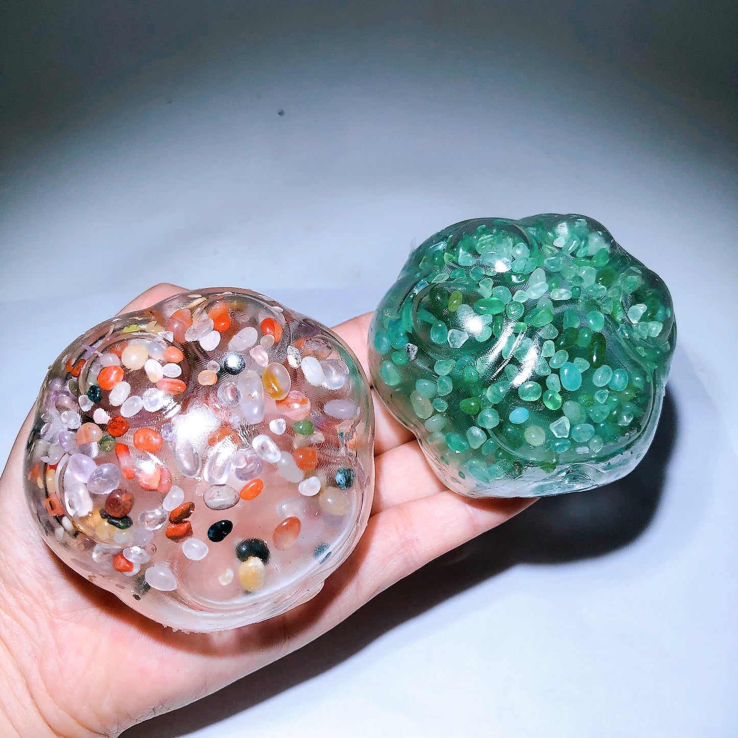 Crystal Chips Infused Squishy Toy Stress Relief Toy Wholesale